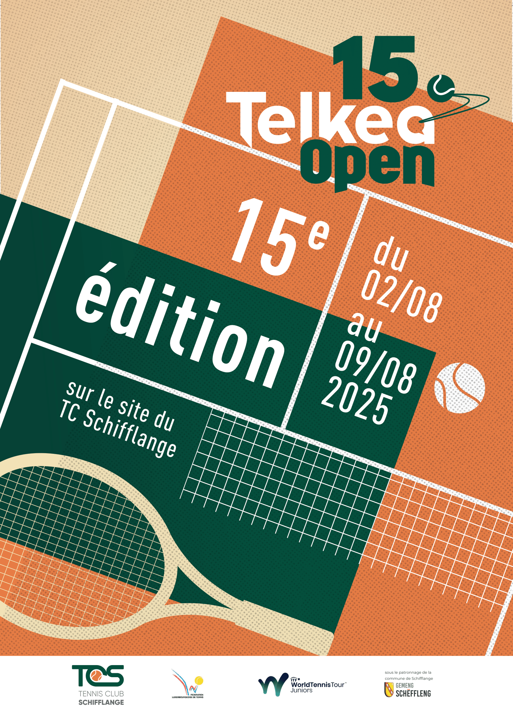 Affiche officielle du Telkea Open 2025